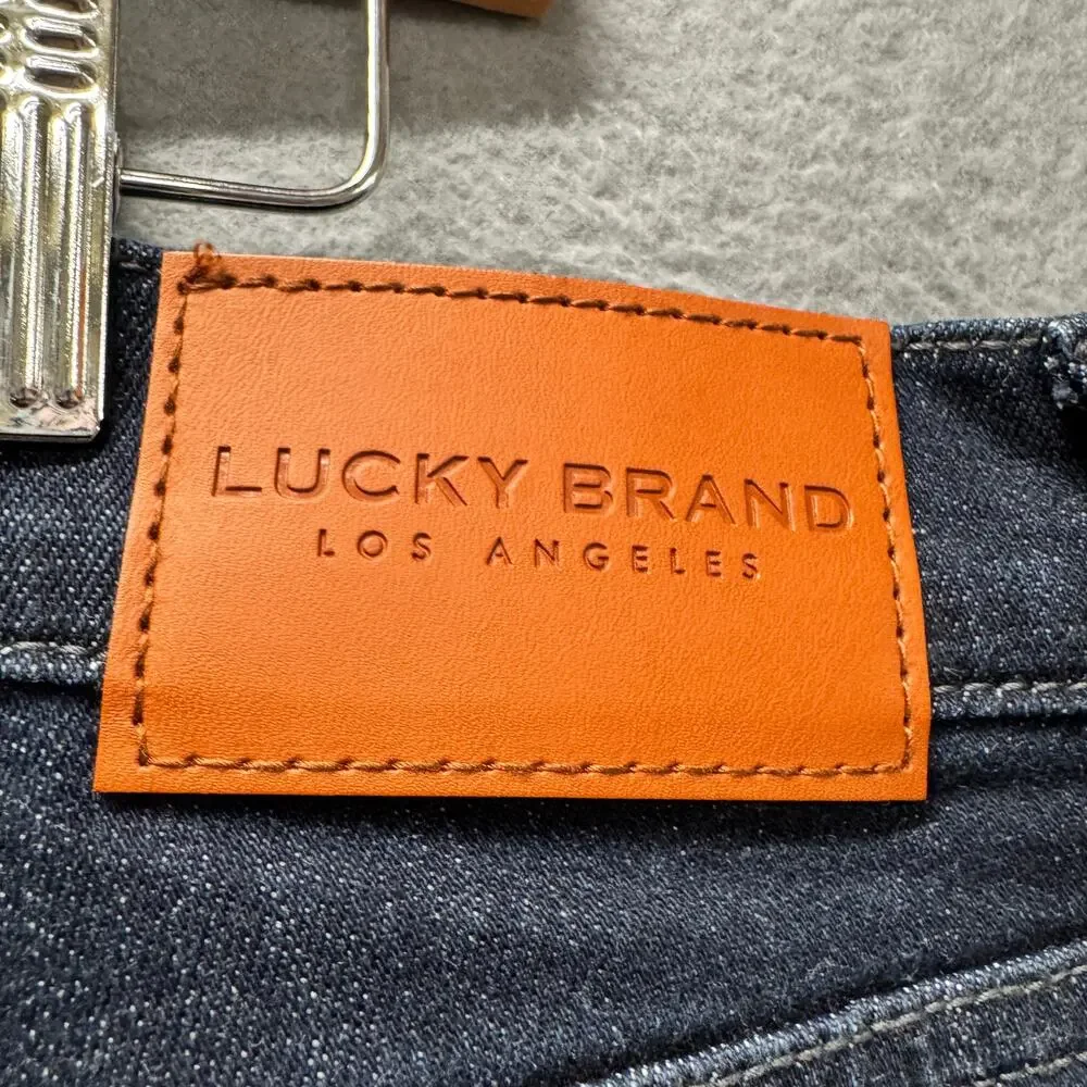 Lucky Brand Jeans Mens 40x34 (41x34 ACTUAL) 410 Athletic Slim‎ Blue Denim